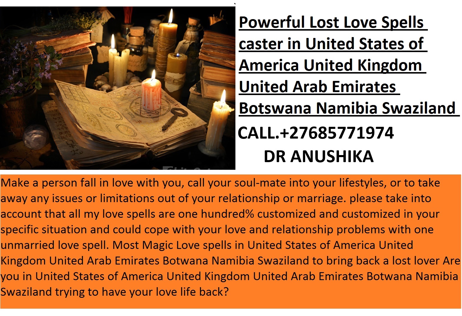 LOST LOVE SPELL CASTER VOODOO DOLL +27685771974 TO HELP YOU GET BACK YOUR EX LOVER 