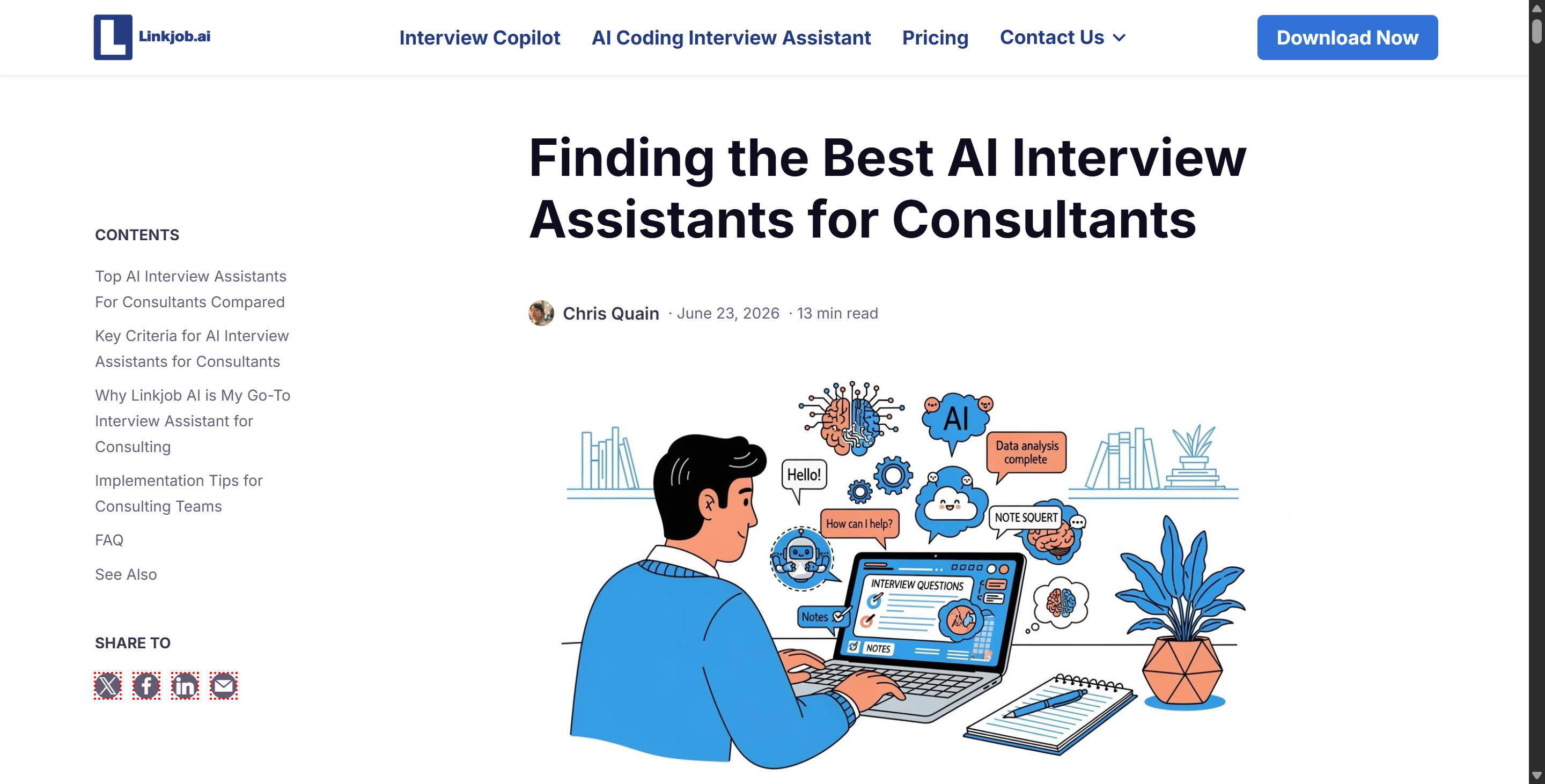 Best AI Interview Assistants for Consultants