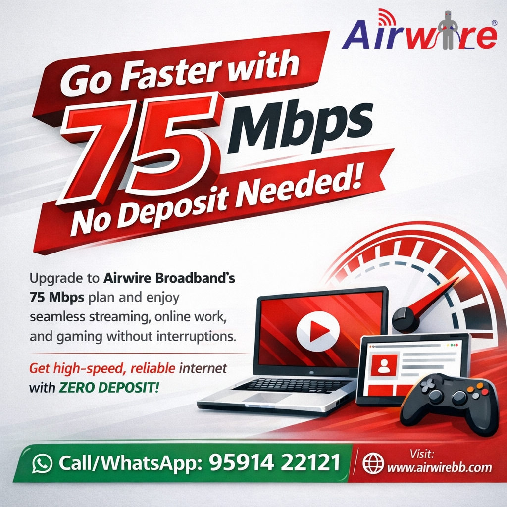 Airwire Broadband – Fast, Reliable & Future-Ready Connectivity