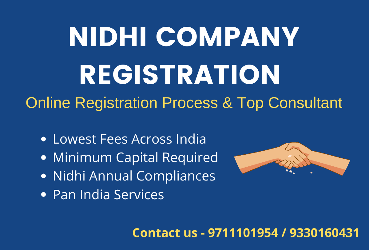 Nidhi Limited Company Registration Fees & Process