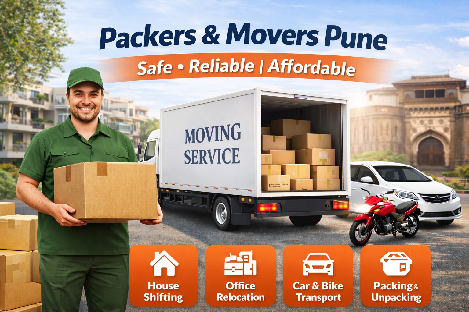 Hire Professional Packers and Movers Pune for Home and Office Relocation